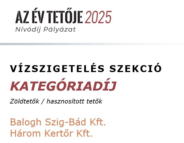 Kategóriadíj Balogh Szig-Bád